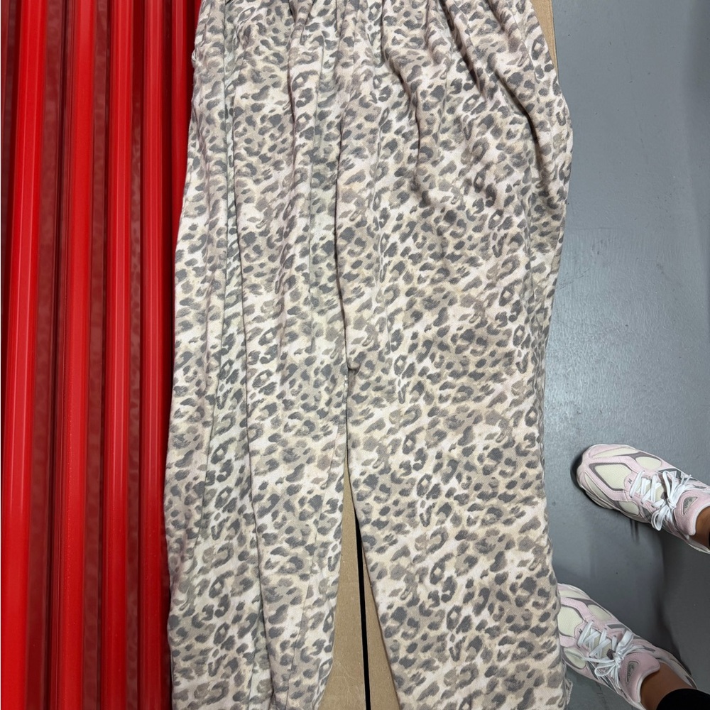 Aerie Animal Print Cozy Pants